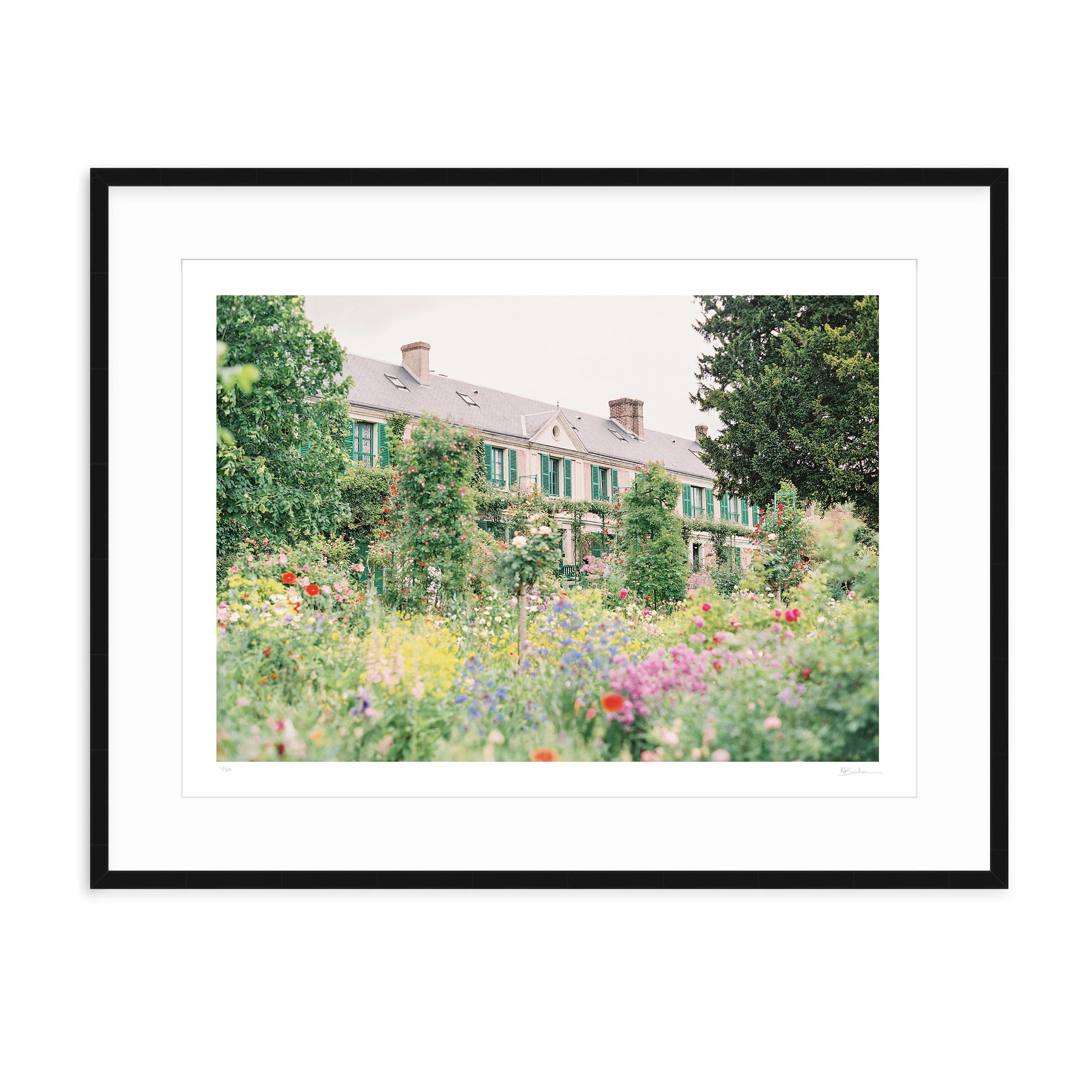 クロード・モネ、GARDEN HOUSE ON THE BANKS OF THE Garden House on the Zaan, Zaandam - Claude Monet as art print or